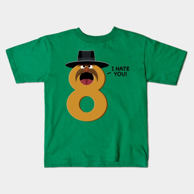 The Hateful Eight Kids T-Shirt by Artboy